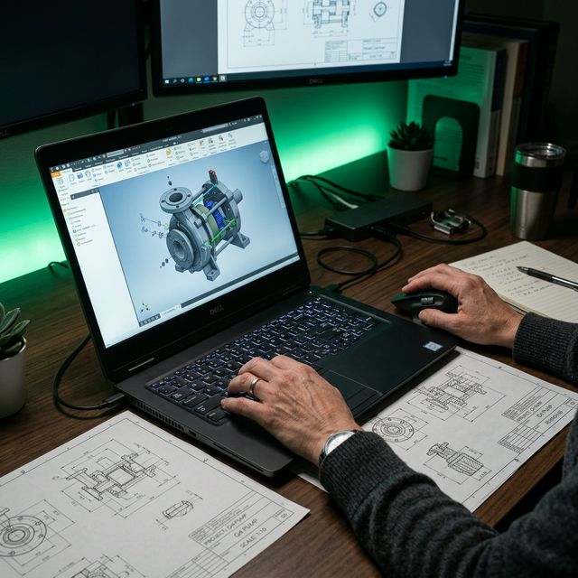 CAD Engineering Workspace